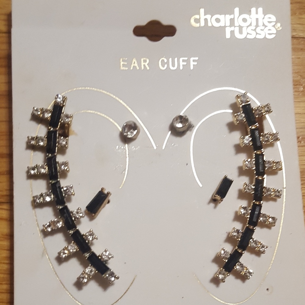 Charolette Russe Gold and Black Cuffs